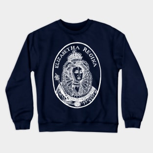 Woodcut Portrait of Queen Elizabeth I Crewneck Sweatshirt